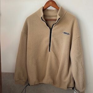 Women’s Beige Fleece Sweater
